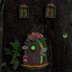 Portal de los Sueños: Set de Puerta y Ventanas de Hadas para Árboles