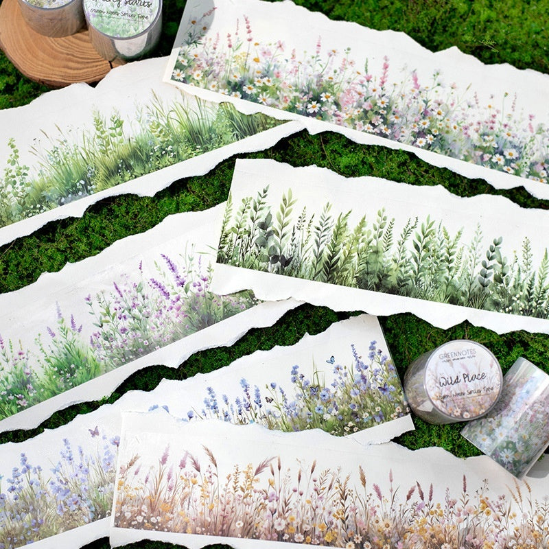 Sendero Botánico: Cinta Washi de Colección "Bosque Eterno"