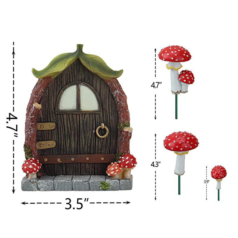 Portal de los Sueños: Set de Puerta y Hongos del Bosque Encantado