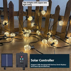 Guirnalda Atardecer: Luces Solares de Época para Jardines con Alma