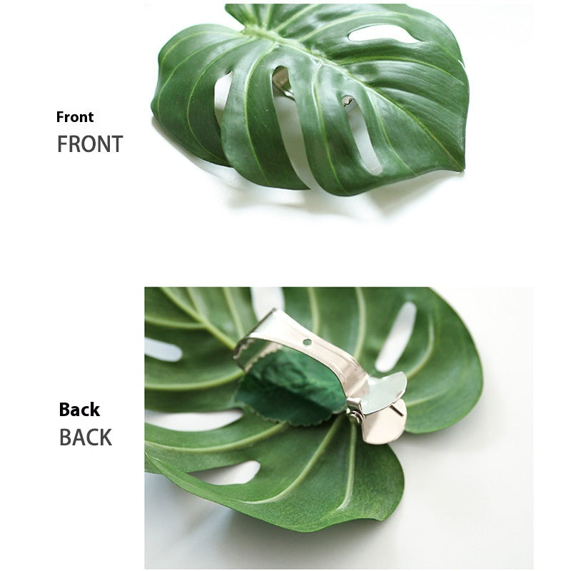 Abrazo Botánico: Sujetador de Cortina Monstera Deliciosa