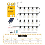 Guirnalda Atardecer: Luces Solares de Época para Jardines con Alma