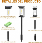 Destello Estelar: Estaca Solar de Filamento Cálido
