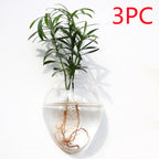 Aura de Cristal: Mini-Acuario y Terrario Mural de Alta Transparencia
